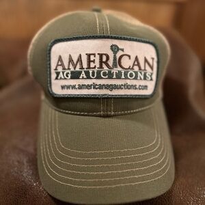American Ag Auctions Green Trucker Hat